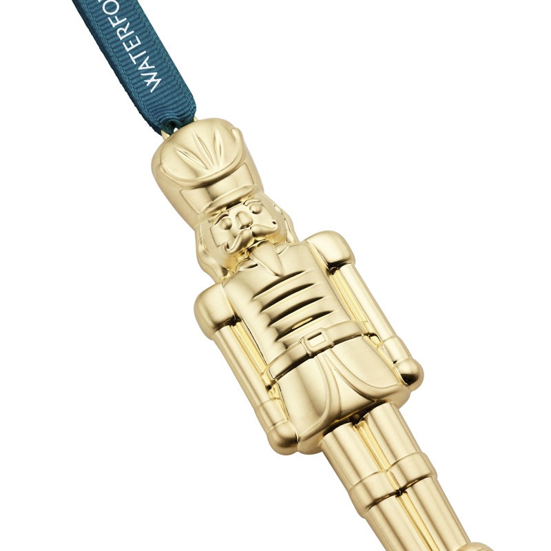 Christmas Nutcracker Golden Ornament