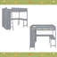 Lit mezzanine double avec bureau et tablette-1447611344