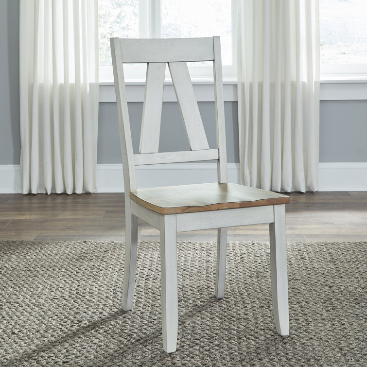 Keswick Slat Back Side Chair in White