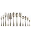Vintage Pewter Flatware Set - 67 Pieces - Gold-1264459889