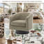 Bennett 72.1Cm Wide Swivel Barrel Chair-1223924373