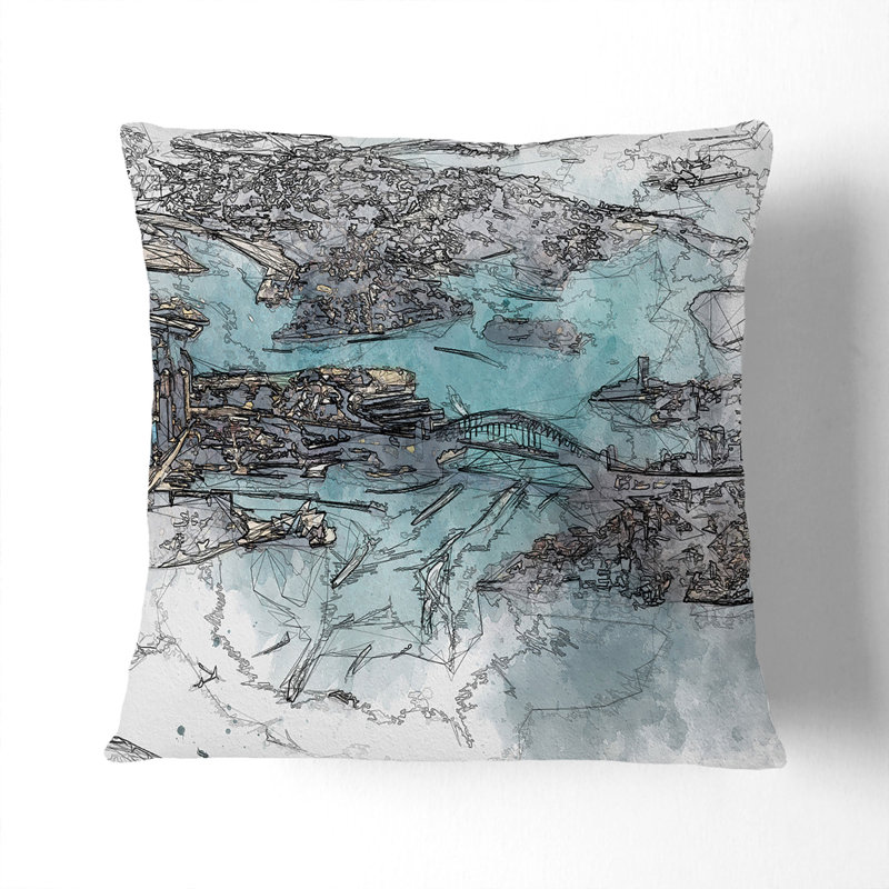 Square Cushion, 55 x 55 cm, White