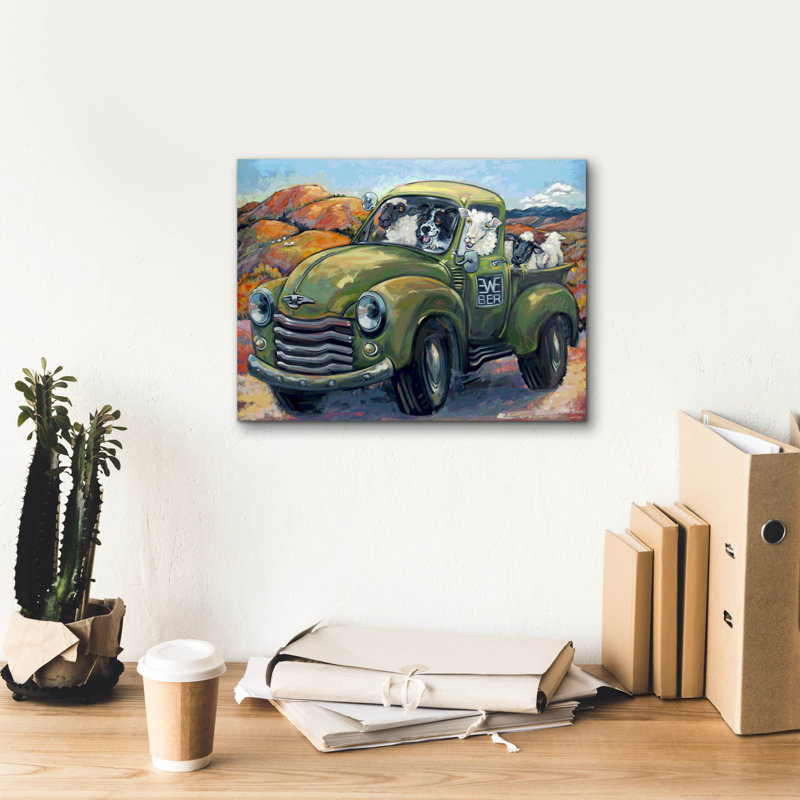 " Eweber " by CR Townsend, 12" H x 16" W x 0.75" D