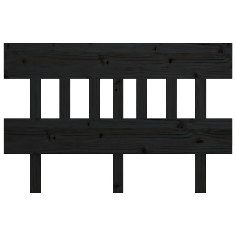 Jasee Solid Wood Headboard, 163.5 x 81 cm, Black