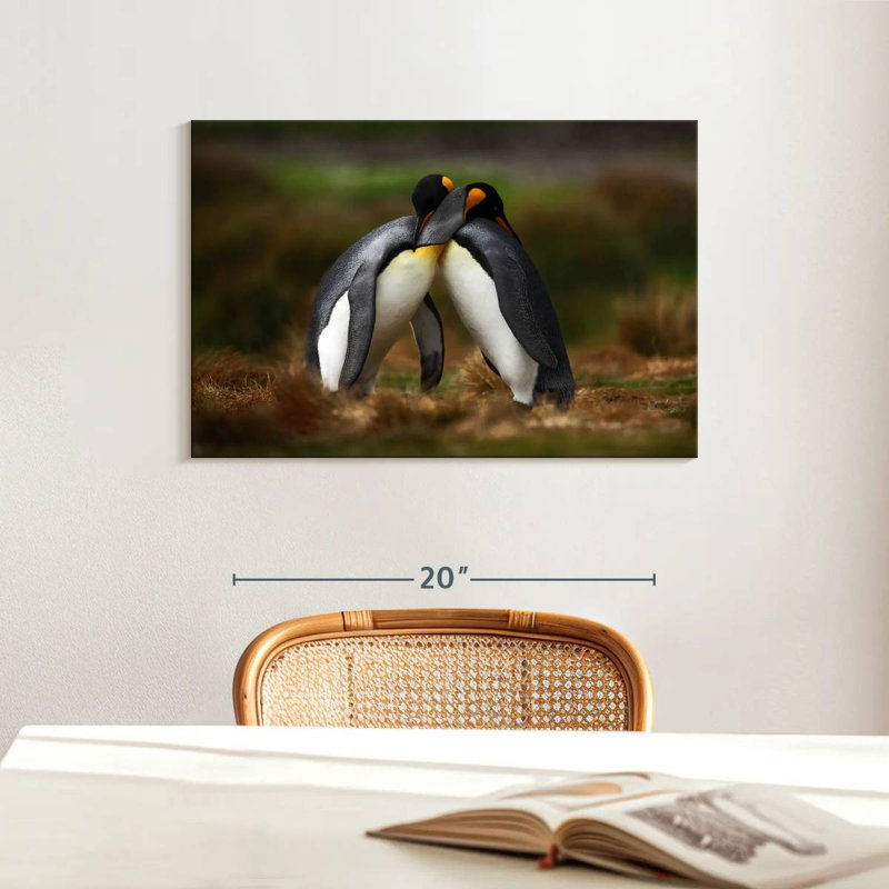 Brampt Penguin Love, 16" H x 24" W