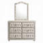 Commode beige 40 po, 6 tiroirs Rex