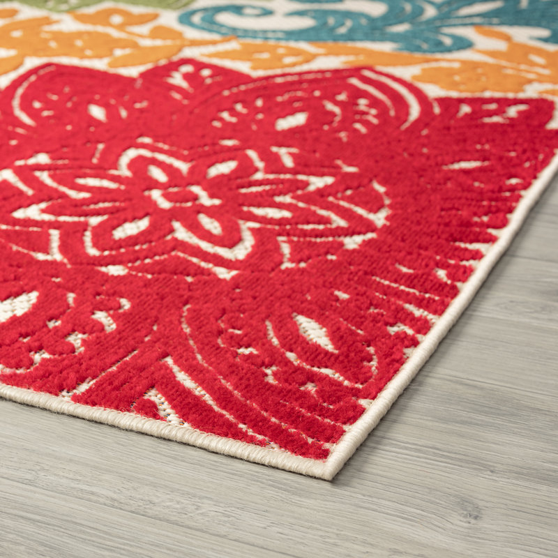 Tapis intérieur / extérieur en plastique polypropylène, Rectangle 6 pi 7 po x 9 pi 3 po