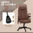 Comfortable Vibration Massage Office Chair With Heating And Adjustable Features For Enhanced Productivity
