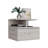 Macadamia 2-Tier Floating Nightstand With Shelf – Stylish And Functional Bedside Table-1583557778