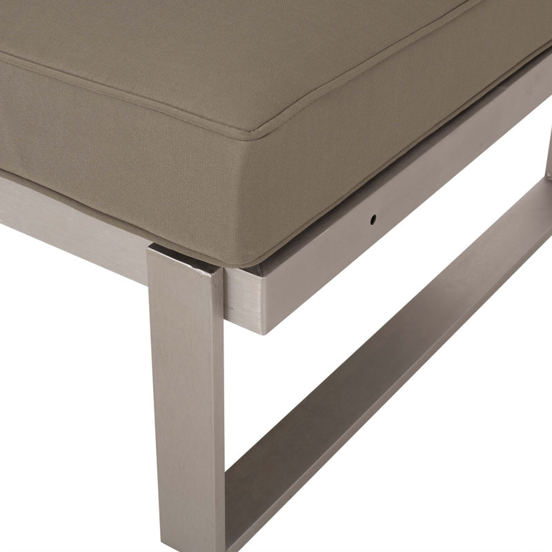 Siège de canapé avec accoudoirs, Kaki, Orienté à gauche (vu de face), Gris / naturel