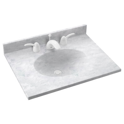 Plateau de meuble-lavabo simple 19 po Ellipse
