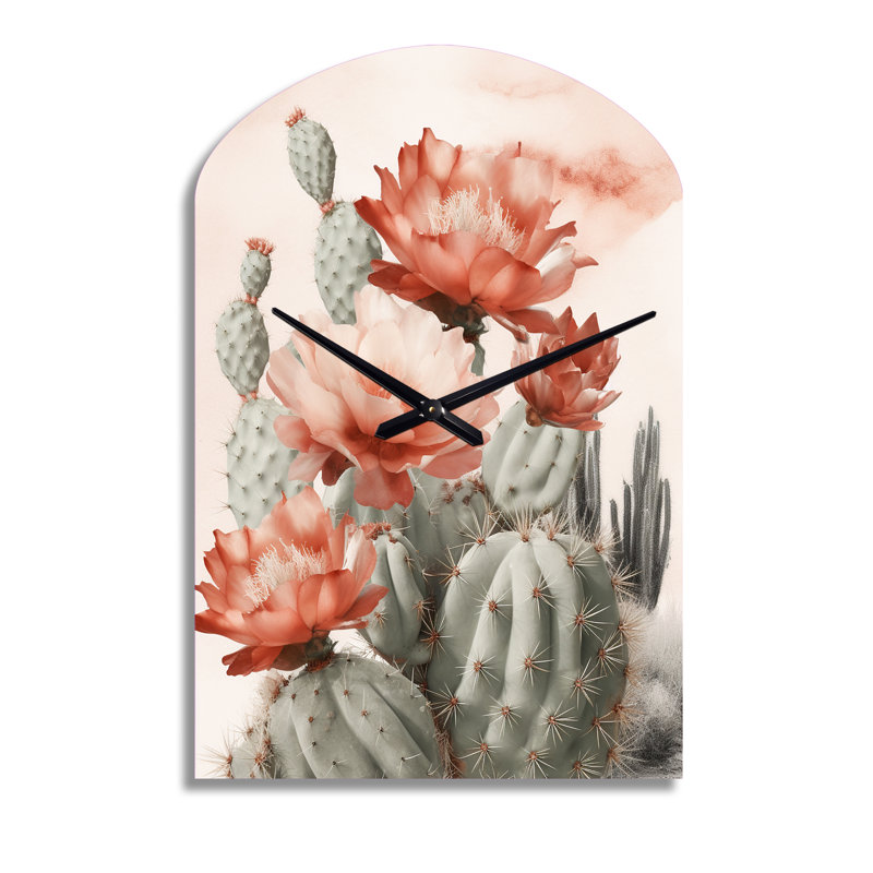 Horloge murale rouge cactus rouge, Moyenne