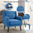 29" Wide Modern Upholstered Button-Tufted Accent Chair With Solid Wood Legs-1113791294