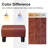 Flannel Small Footstool Ottoman For Footrest, Modern Rectangle Step Stool Extra Seating With Non-Skid Plastic Legs For Living Room, Couch, Entryway-261033052