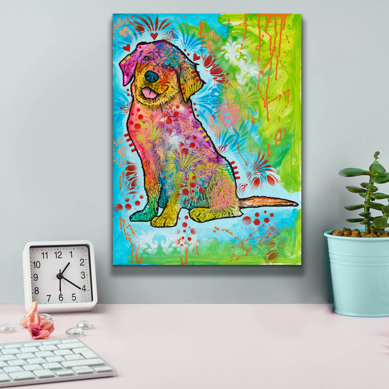 "Animal Bebees - pourrait être amis" par Dean Russo, H 16 po x l 12 po x P 0,75 po
