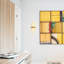 Leia - Mid Century Crystal Gold Wall Light-Luxury Glass Wall Sconce – Gold & Black Modern Crystal Picture Light-50cm