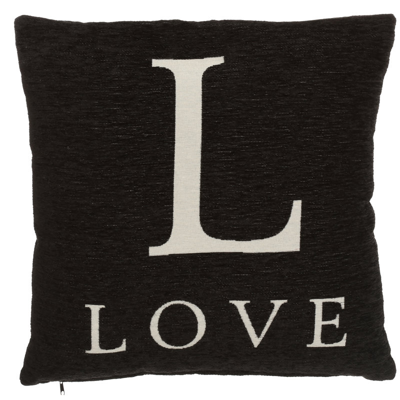 Whalley Square Throw Cushion, Black