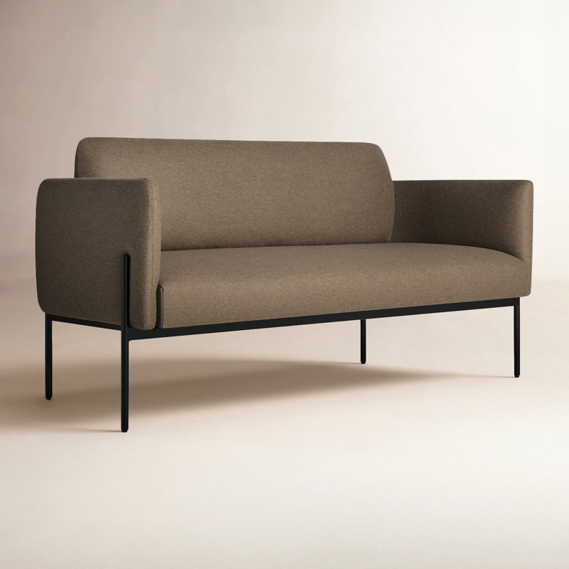 Getup Loveseat, Gabro Coffee Wool Blend