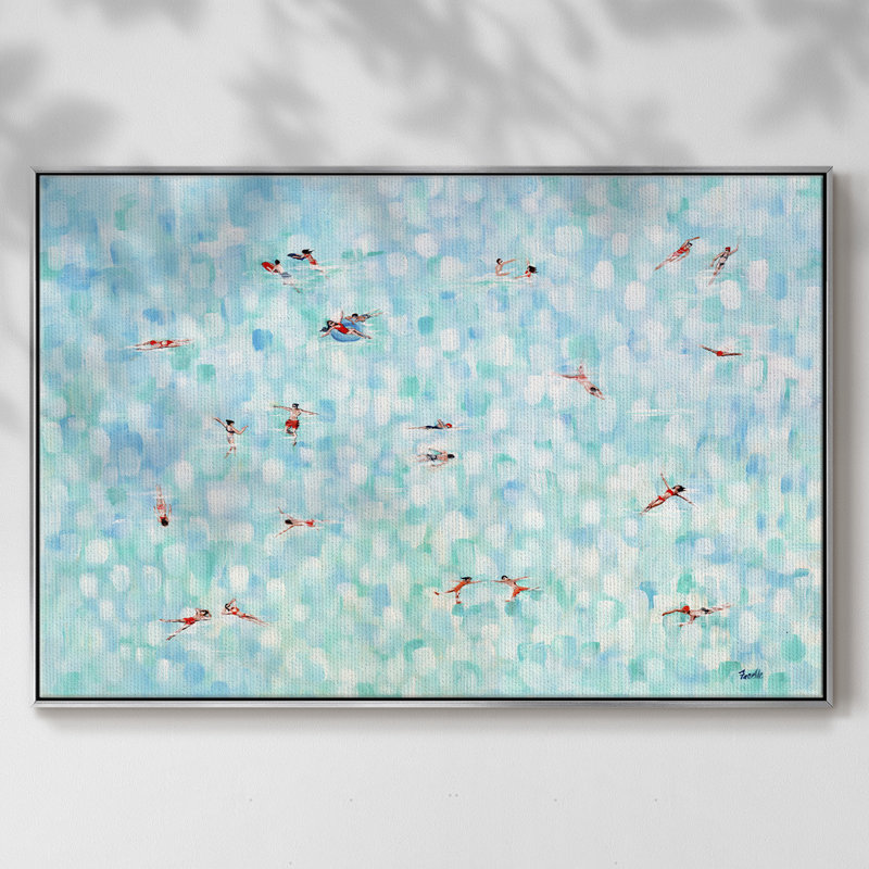 Endless Horizons " Endless Horizons " Painting Print, 37" H x 25" W x 2" D, Silver Framed Canvas