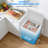 Chest Freezer 5.0 Cu.Ft, Deep Freezer with 3 Removable Baskets, Adjustable Temperature, Free-Standing Top Open Door, Quiet Energy-Saving Compact Freezer for Home/Office/Garage/Dorm, White