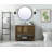 42'' Single Bathroom Vanity with Carrara Marble Top-73360036