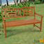 Izaguirre Wooden Garden Bench-48189588