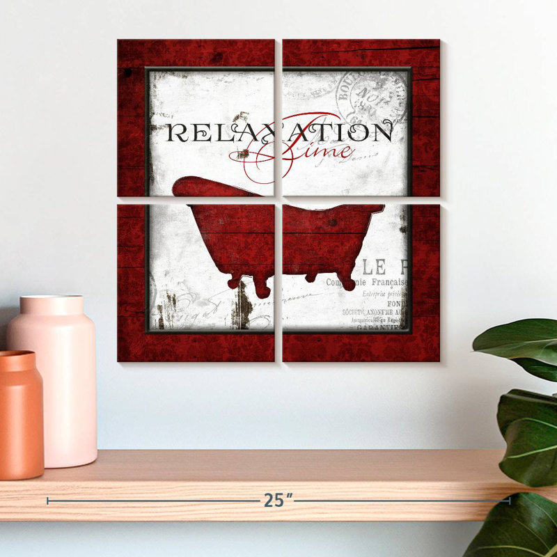 Kerrick Crimson Relaxation Time, H 18 po x l 18 po