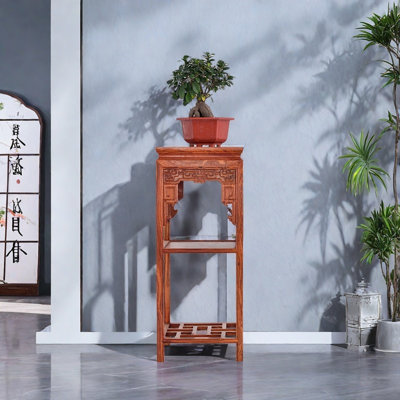 Flower bonsai rack multi-layer storage Chinese sty