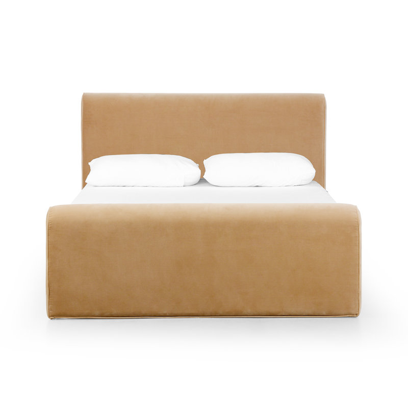 Mitchell Upholstered Bed, Surrey Camel, King