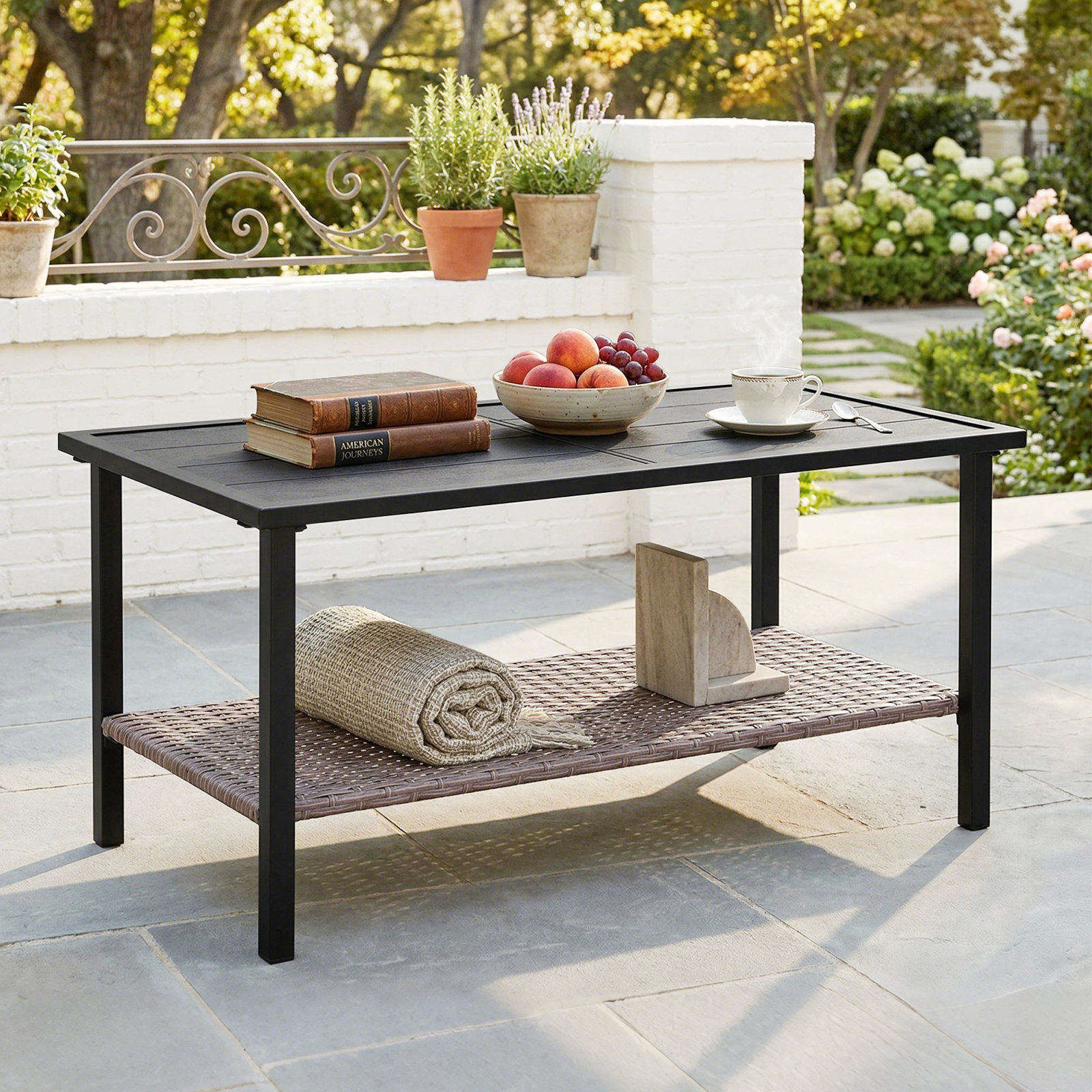 Surprising Outdoor Metal Coffee Table Photos