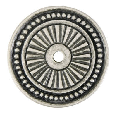 CHESAPEAKE  BACK PLATE; ARTISAN PEWTER FINISH