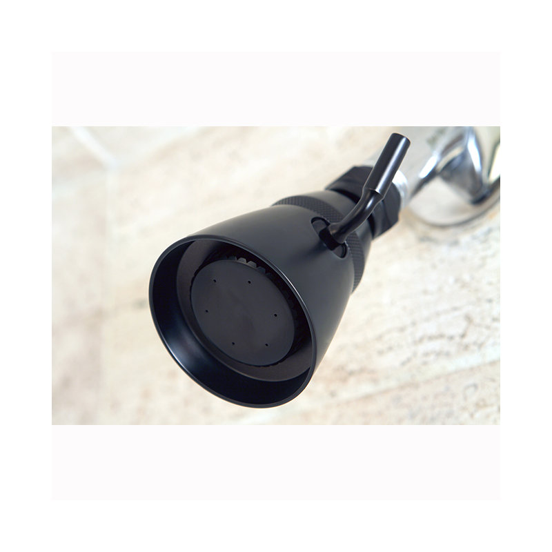 Kingston Brass Shower Scape 2-1/4-Inch Round Jet Spray Brass Shower Head, Oil Rubbed Bronze