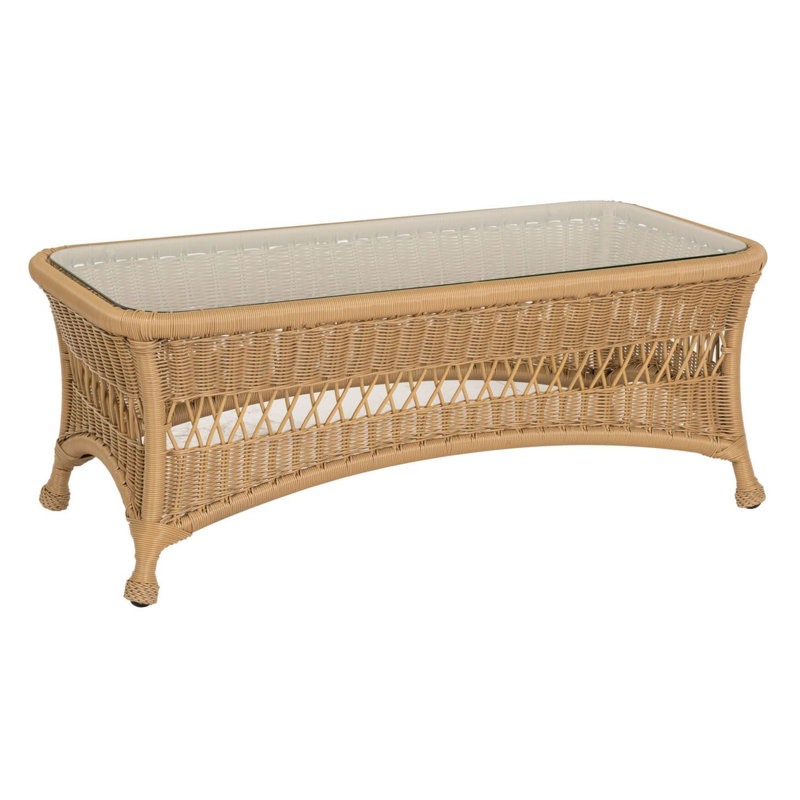 Table basse avec plateau en verre, Noir texturé