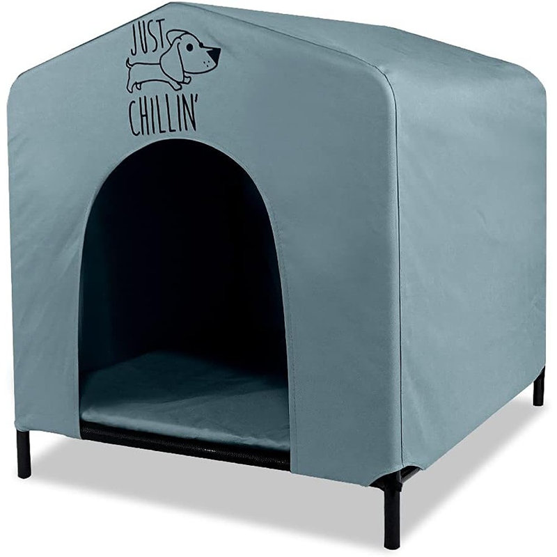 Niche pour chien portable. Taie d'animaux surélevée ...