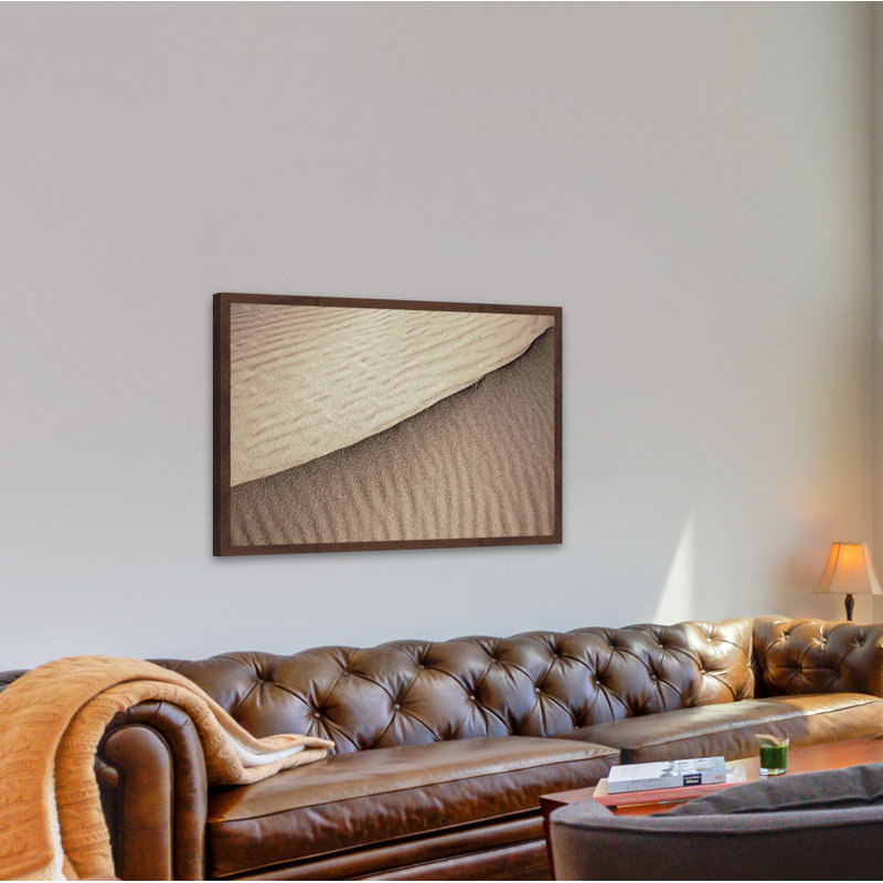 Sand Lines - Single Picture Frame Print, 41 cm H x 61 cm W