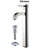 Bathroom Combos Glass Circular Vessel Bathroom Sink with Faucet-6000167
