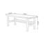 Bureau rectangulaire en bois massif noyer-109518506