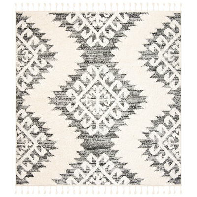 Tapis ikat gris Imraan Purtell