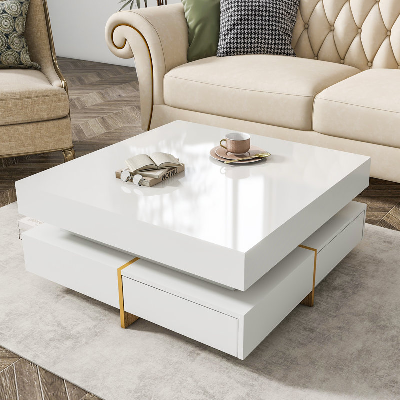 Table basse Nataka, Blanc