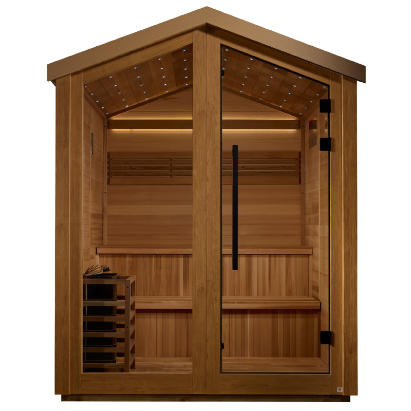 Dynamic Infrared "kaarina" 6 Person Barn Outdoor Traditional Sauna