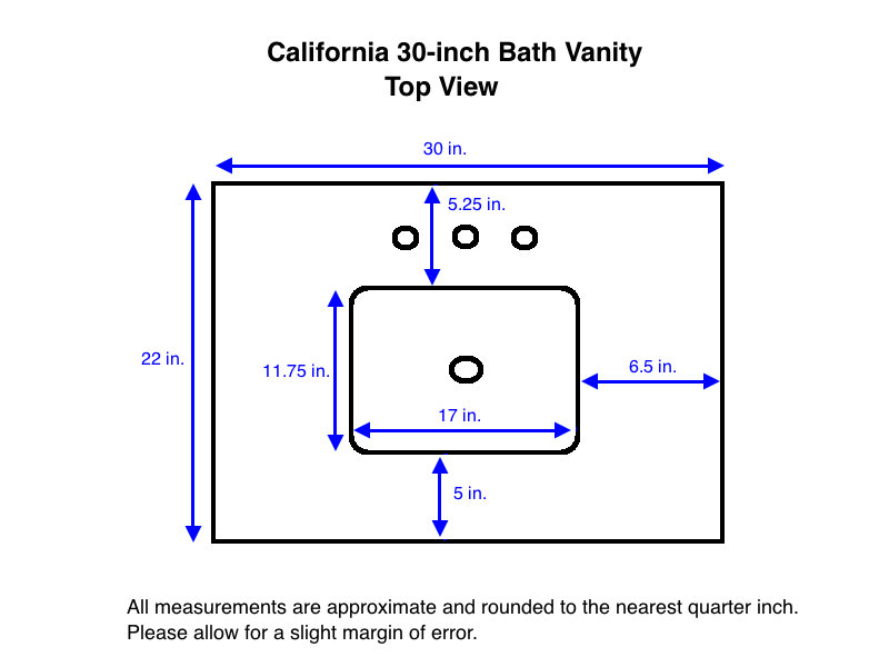Kiara 30'' Single Bathroom Vanity with Top, Carrara Marble, Walnut Veneer