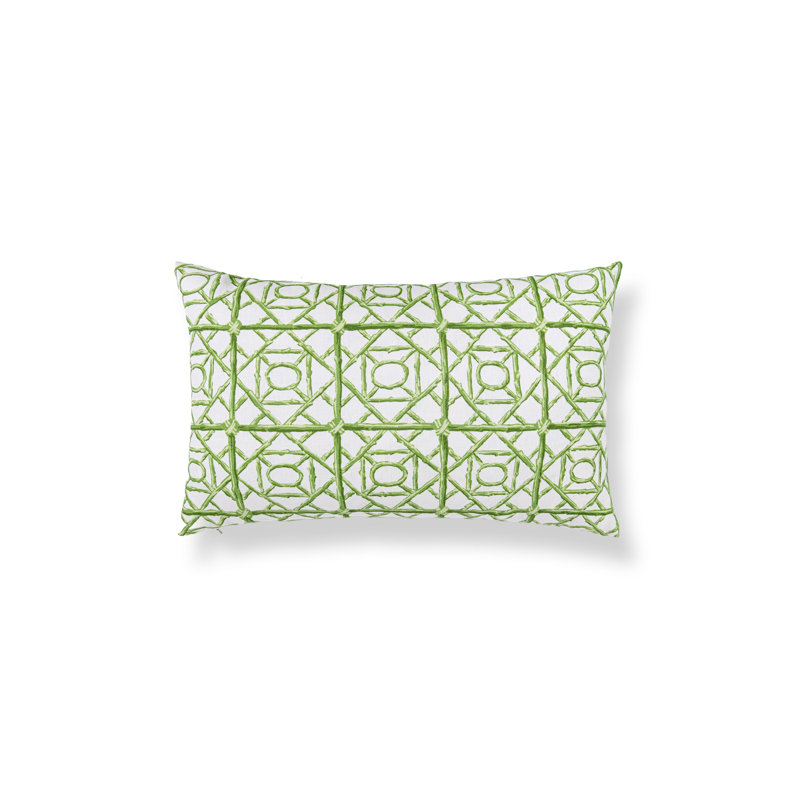 OREILLER ORMOND, Grass, Rectangle 14"H x 22"W