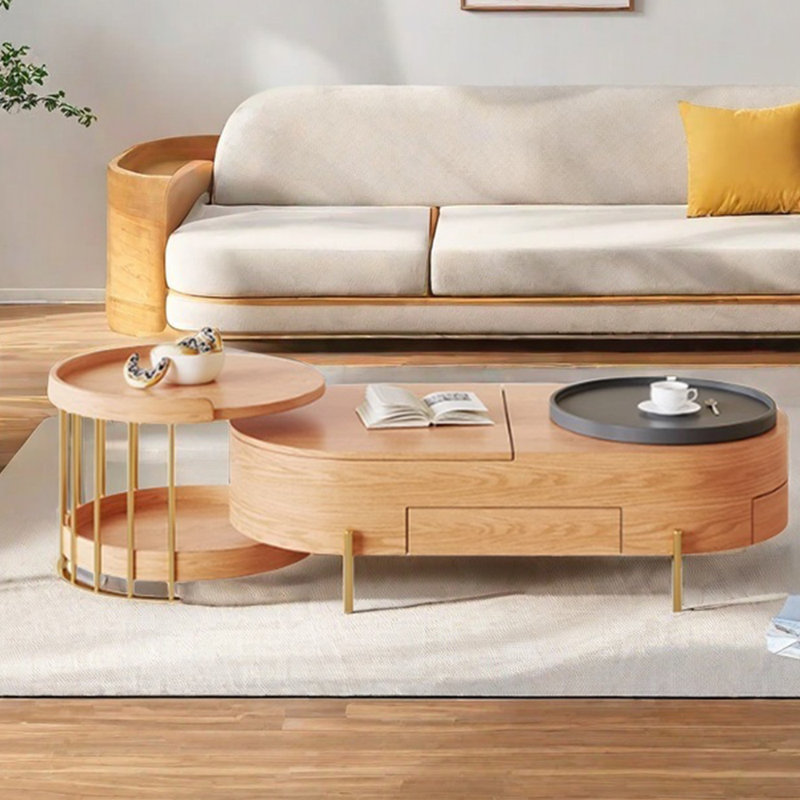 Design sense log style end table