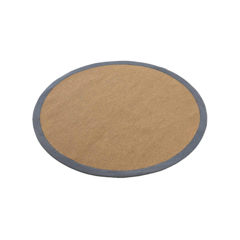 Sisal Hand Woven Grey Rug, Round 200cm