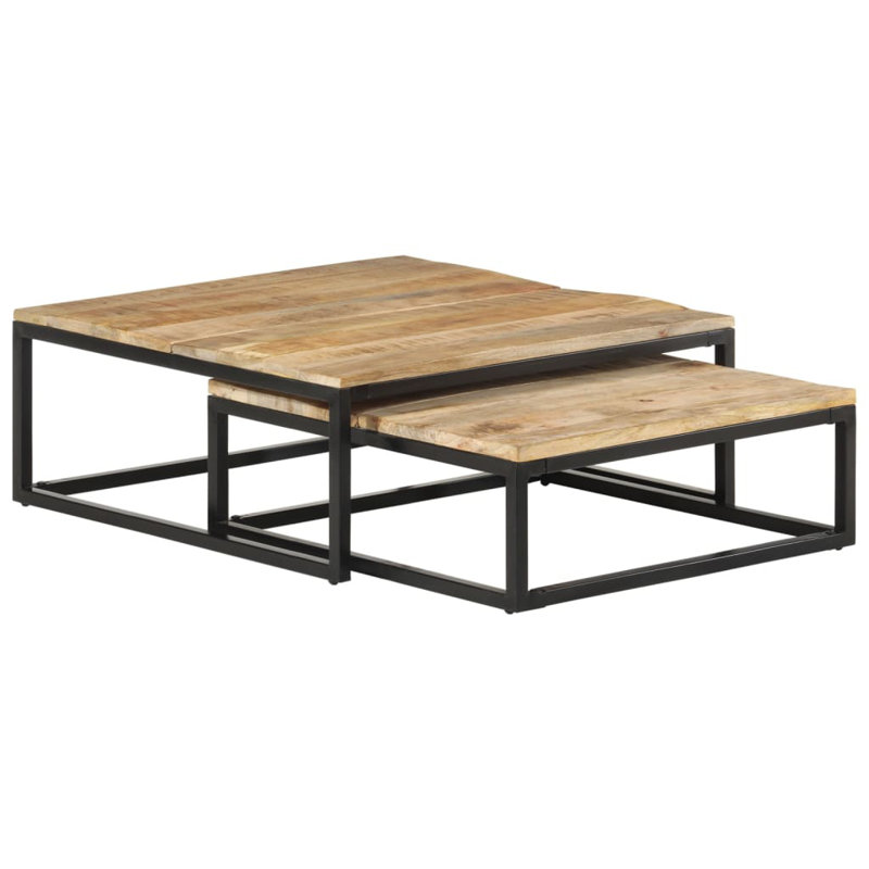 Kohen Solid Coffee Table, Brown
