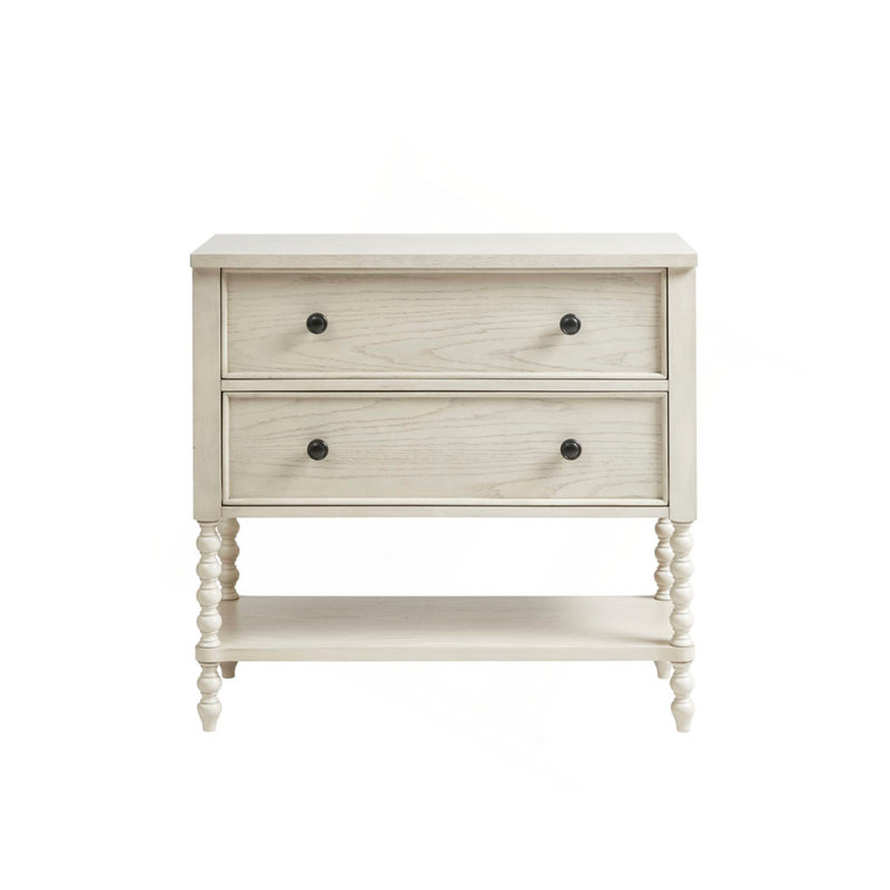 Commode décorative 2 tiroirs, Naturel