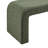 Boucle Waterfall Bench Green 52"W