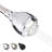 3 Function Massage Shower Head Chrome Plated Fixed Showerhead 2.75" Face