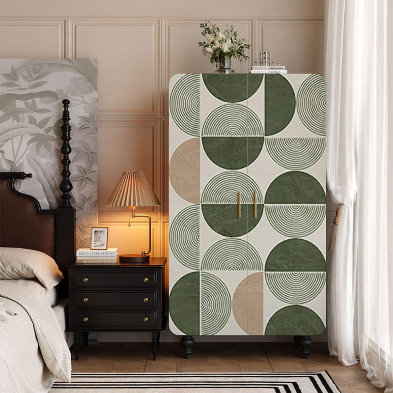 Retro painted  storage wardrobe