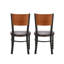 Chaise d'appoint en brun
